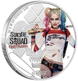 2019 Suicide Squad Harley Quinn Proof $1 1oz Silver COIN NGC PF 70 FR