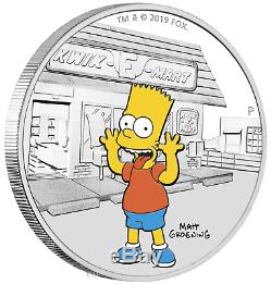 2019 The Simpsons BART Simpson Proof $1 1oz Silver COIN NGC PF 70 ER PF70