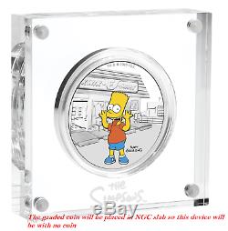 2019 The Simpsons BART Simpson Proof $1 1oz Silver COIN NGC PF 70 FR PF70