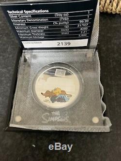 2019 The Simpsons Family Silver Proof Coin Collection, Perth Mint