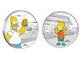 2019 The Simpsons Homer & Bart 1oz Silver Proof Coin Perth Mint