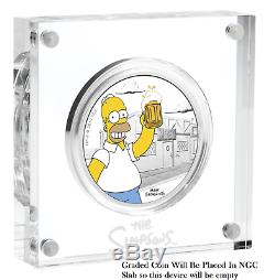 2019 The Simpsons Homer Simpson Proof $1 1oz Silver COIN NGC PF 70 FR