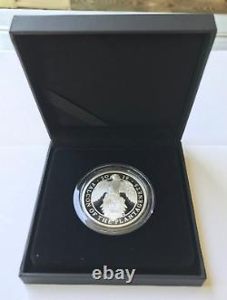 2019 UK The Queen's Beasts The Falcon 1 Oz Silver £2 Proof Coin in OGP