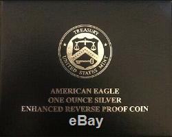2019-s American Eagle One Ounce Silver Enhanced Reverse Proof Coin