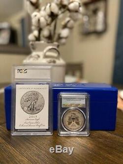2019-s American Eagle One Ounce Silver Enhanced Reverse Proof Coin PR70 PCGS
