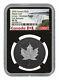 2020 Canada 1 oz Incuse Silver Maple Leaf Black Proof $20 Coin NGC PF70 FR BC