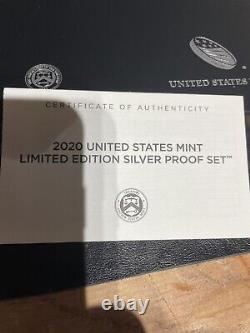 2020 Limited Edition Silver Proof Set All Coins Silver