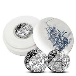 2020 Netherlands Lion Dollar 1 oz Silver Proof Coin Royal Delft Ed. 400 Made