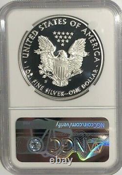 2020 S 1 Oz Ngc Pf70 Er Ultra Cameo Proof Silver American Eagle. 999 Fine $1