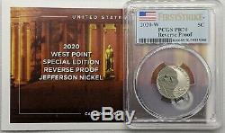 2020 Silver Proof Set 11 Coins Total with Reverse Proof W Nickel PCGS PF70 FS
