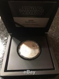 2020 Star Wars Death Star 1oz Silver Coin