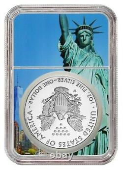 2020 W Silver Eagle Proof NGC PF70 Ultra Cameo Statue Of Liberty Core