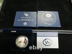 2020-W United States Proof Silver Eagle Coin End Of WW2 Privy Mark As Issued