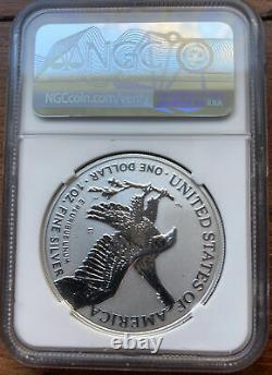 2021 $1 Reverse Proof Silver S Eagle Ngc Pf70 Early Releases From Designer Set
