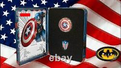 2021 1 oz Silver $1 Fiji Captain America Shield Marvel Comics Coin