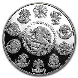 2021 2 oz Silver Mexican Libertad PROOF 2 Troy Oz Coin. 999 Fine Silver #A362