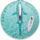 2021 $5 Palau Great White Shark High Relief 1oz. 999 Silver Proof Coin