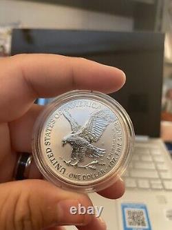 2021 American Eagle 1 Oz Silver Reverse Proof Two-Coin Set Designer Edition