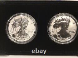 2021 American Eagle One Ounce Silver Reverse Proof 2-coin Set Designer Edition