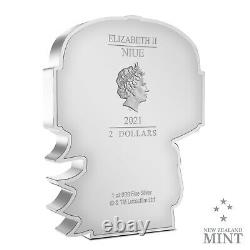 2021 Chibi Coin The Mandalorian Silver Proof Niue Star Wars 1 Oz 2000 Mintage