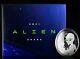 2021 Ghana Alien Silver Coin 1oz Colorized Proof Sold out at Mint ET UFO