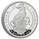 2021 Great Britain £2 Queens Beast Greyhound 1 oz Silver Proof Coin 3,800 Made