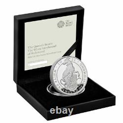 2021 Great Britain £2 Queens Beast Greyhound 1 oz Silver Proof Coin 3,800 Made