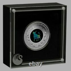 2021 Lunar Year Of The Ox Opal 1 Oz Silver Proof Coin Perth Mint Limited Mintage