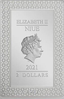 2021 Niue Tarot Card The Fool 1 oz. 999 Silver Proof Coin