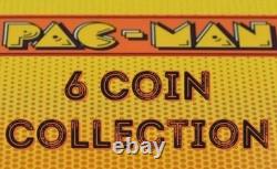 2021 PAC-MAN Silver Colorized Coin Collection 6 1oz Silver Proof Coins
