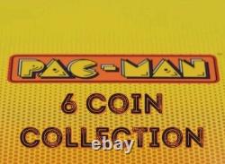 2021 PAC-MAN Silver Colorized Coin Collection 6 1oz Silver Proof Coins
