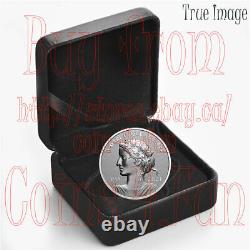 2021 PAX Peace Dollar $1 1 OZ Pure Silver Proof Coin Canada