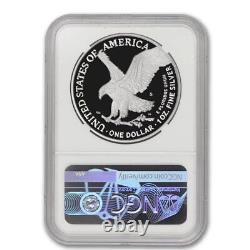 2021-S $1 American Silver Eagle Type 2 NGC PF70UCAM Early Releases Proof coin