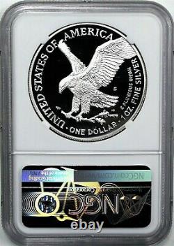 2021 S $1 Proof Silver Eagle Type 2 NGC PF70 Ultra Cameo First Day of Issue