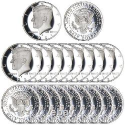 2021 S Kennedy Half Dollar Roll Gem DCam. 999% Silver Proof 20 US Coins