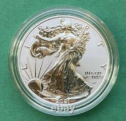2021 S REVERSE PROOF American Silver Eagle TYPE 2 NO BOX NO COA one coin