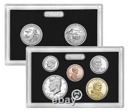 2021 S Silver Proof set 7 coins with Tuskegee Quarter, OGP and COA