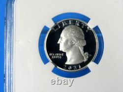 2021 S & W, 6-Coin, Limited Edition Silver Proof Set NGC Pf 70 Ucam, FDOI Sign