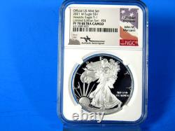 2021 S & W, 6-Coin, Limited Edition Silver Proof Set NGC Pf 70 Ucam, FDOI Sign