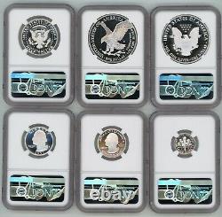 2021 Silver Limited Edition Proof 6 Coins Set Ngc Pf70 Ultra Cameo Fr Fdi