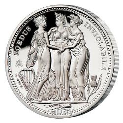 2021 St Helena Masterpiece Three Graces 1 oz Silver Proof Coin