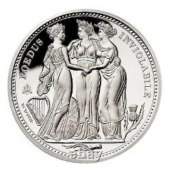 2021 St Helena Masterpiece Three Graces 2 oz Silver Proof Coin