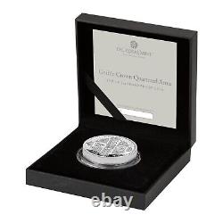 2021 UK 2oz Silver Proof COINS (Gothic Crown Quartered Arms & Crown Portrait)