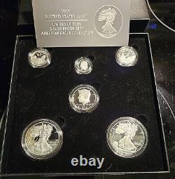 2021 US Mint Limited Edition SILVER Proof Set American Eagle Collection # 21RCN