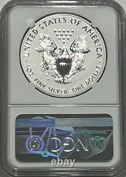 2021 W $1 Ngc Pf69 Reverse T-1 Proof Silver Eagle From Designer Set 35th Anniv