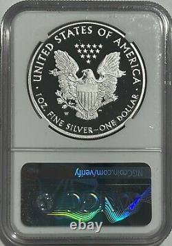 2021 W $1 Ngc Pf70 Er Ucam Early Release Proof Silver Eagle Heraldic T-1 35th Lb