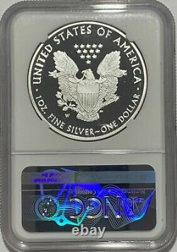 2021 W $1 Ngc Pf70 Proof Silver Eagle Congratulations Set West Point 35th Label
