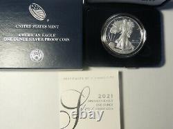 2021-W American Eagle 1 ounce Silver Proof Coin (21EA) In Hand FAST SHIP 1 oz