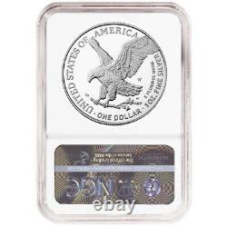 2021-W Proof $1 Type 2 American Silver Eagle NGC PF70UC Flag Label