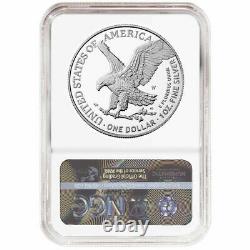 2021 W Proof Silver Eagle 21EAN, NGC PF70UC T-2 withBox&COA
